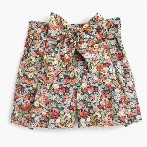 J Crew Liberty Thorpe Floral High Rise Shorts